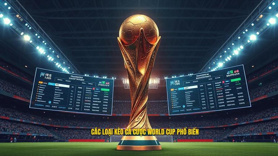 Các Loại Kèo Phổ Biến Trong Cá Cược Bóng Đá World Cup