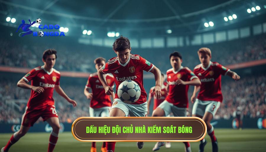 2. Các dấu hiệu nhận biết đội chủ nhà đang kiểm soát nhịp trên sân